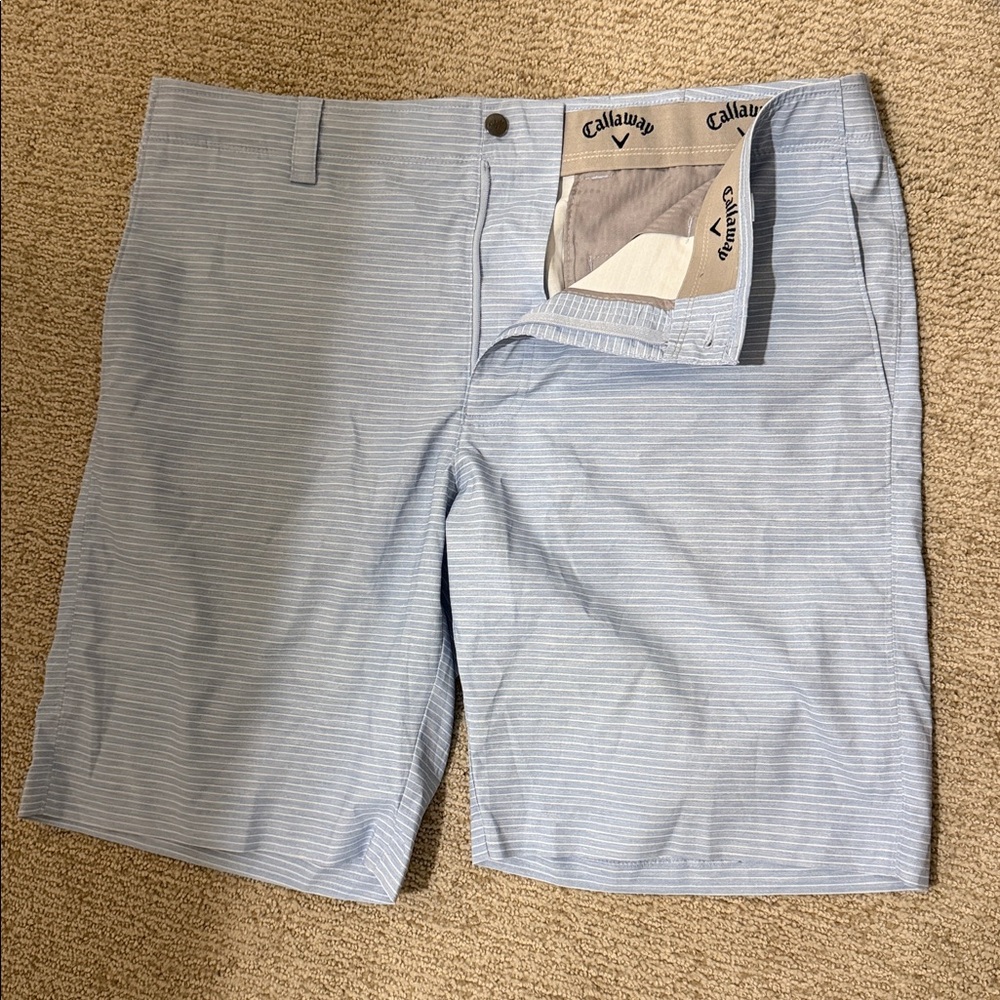 Sky Blue Callaway Golf Shorts Size 36